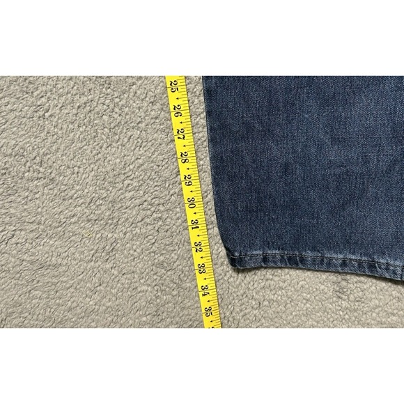 Wrangler Rugged Wear Mens Classic‎ Fit Blue Denim Jeans 38x34 Outdoors Western - Picture 9 of 14
